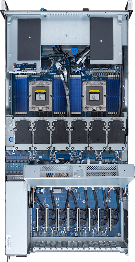 HPC/AI Server - AMD EPYC™ 9005/9004 - 4U DP 8 x PCIe Gen5 GPUs - G494-ZB0-AAP2