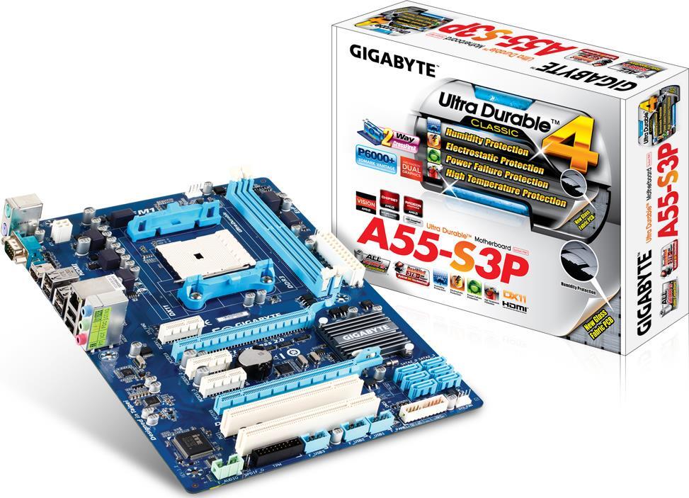 Moederbord - GA-A55-S3P