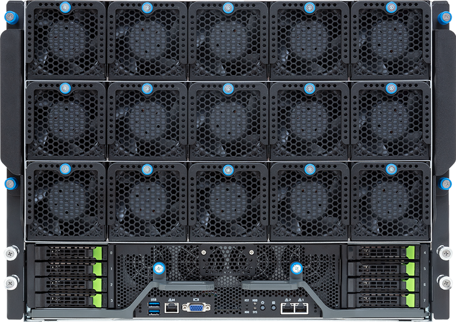 HPC/AI Server - 5th/4th Gen Intel® Xeon® Scalable - 8U DP NVIDIA HGX™ B200 - G893-SD1-AAX5