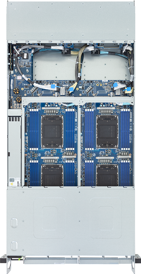 High Density Server - Intel® Xeon® 6 Processors - 2U 4-Node DP 8-Bay Gen5 NVMe/SATA/SAS-4 Immersion - H274-S61-IAW1