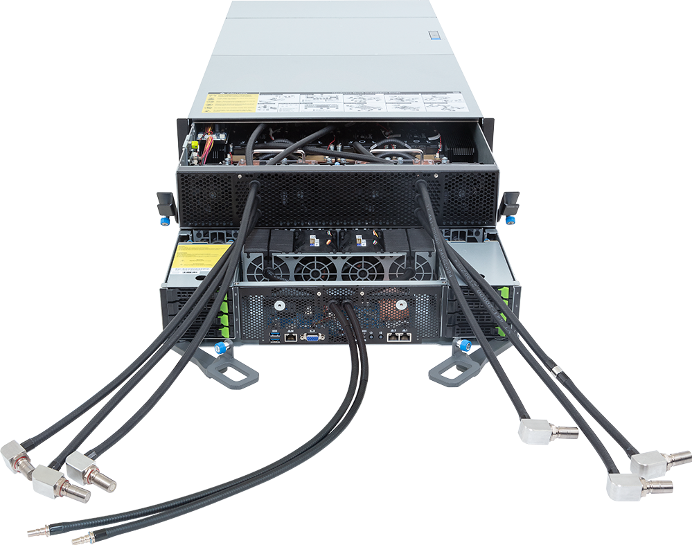 HPC/AI Server - AMD EPYC™ 9005/9004 - 4U DP NVIDIA HGX™ H200 DLC - G4L3-ZD1-LAX3