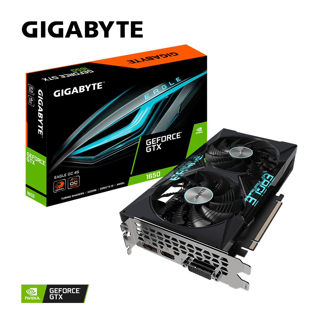 GeForce® GTX 1650 D6 EAGLE OC 4G - GIGABYTE Global
