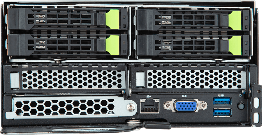 ORv3 Compute Node - 3rd Gen Intel® Xeon® Scalable - 2OU 3-Node DP 4-Bay Gen4 NVMe/SATA/SAS - TO23-H60