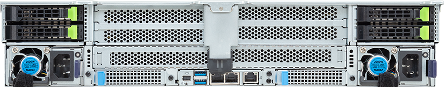 Edge Server - Intel® Xeon® 6 Processors - 2U DP 4-Bay Gen5 NVMe/SATA/SAS-4 - E284-A90-AAJ1