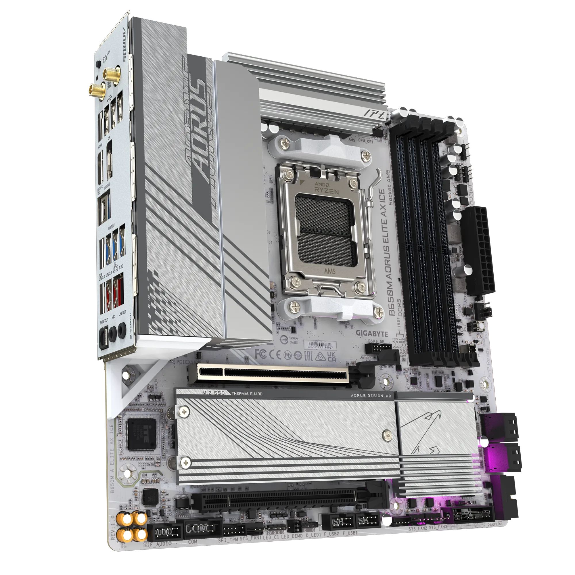 Placa Gigabyte B650M Aorus Elite AX ICE AMD Socket AM5