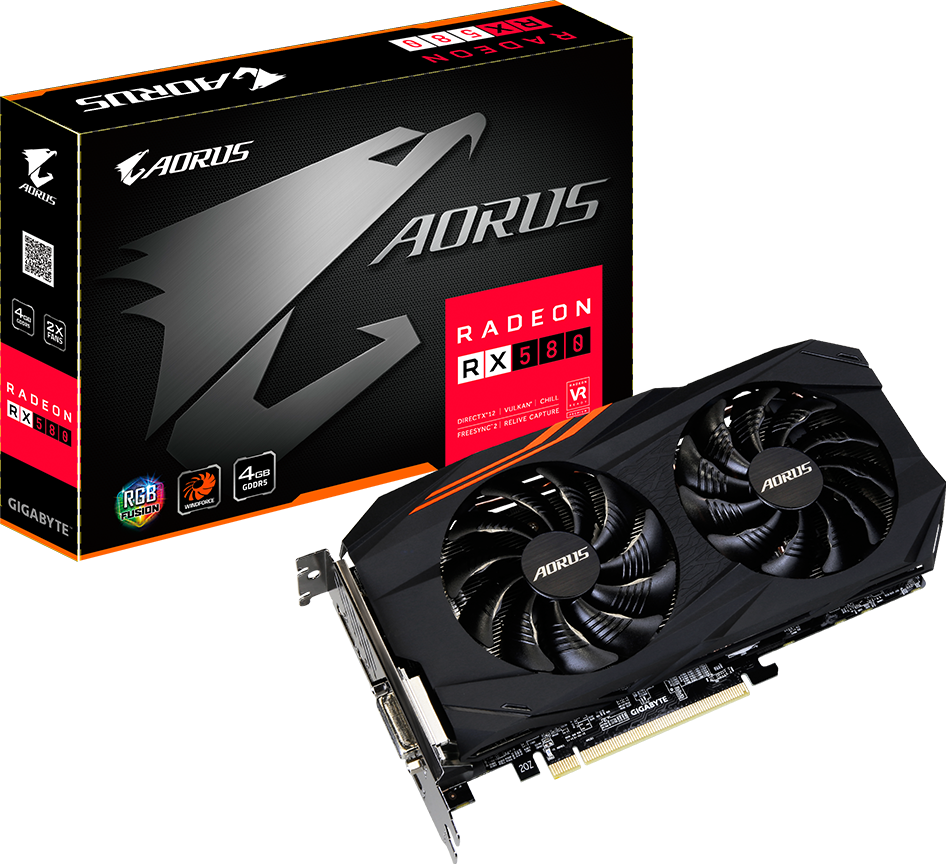 Видеокарты - AORUS Radeon™ RX580 4G