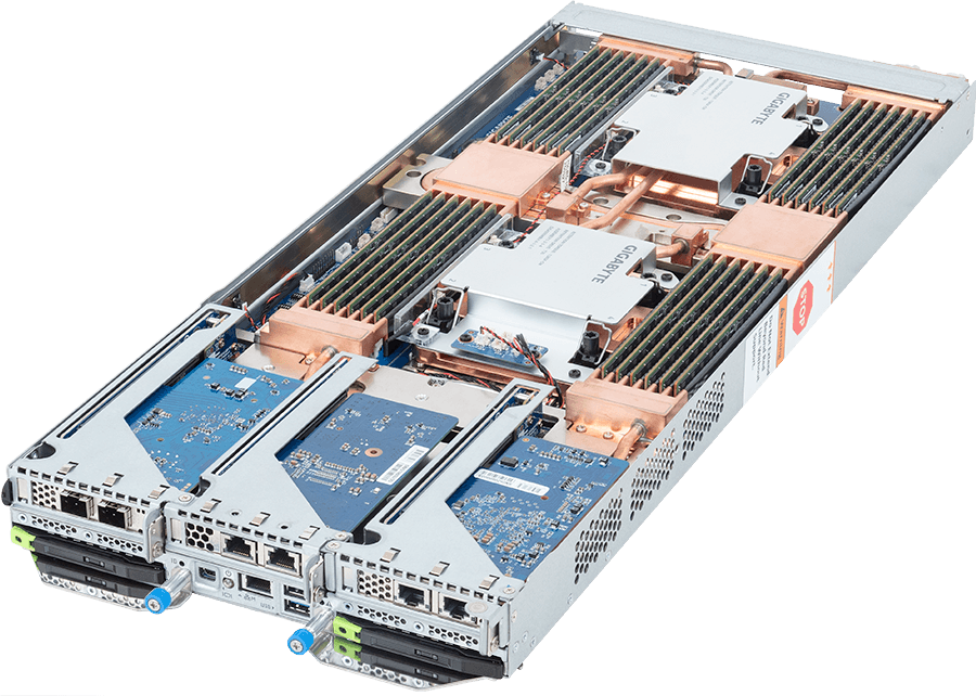 Blade Server - Intel® Xeon® 6900E+/6900-Series Processors - 6U 10-Node DP 20-Bay E3.S Gen5 NVMe DLC - B684-A80-LAS1