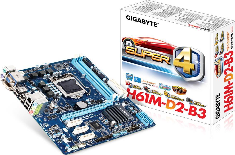 Motherboard - GA-H61M-D2-B3