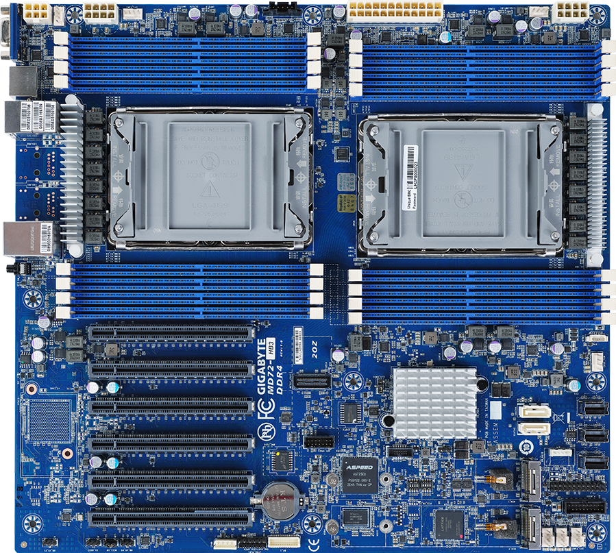Motherboard - 3rd Gen Intel® Xeon® Scalable - E-ATX DP - MD72-HB3