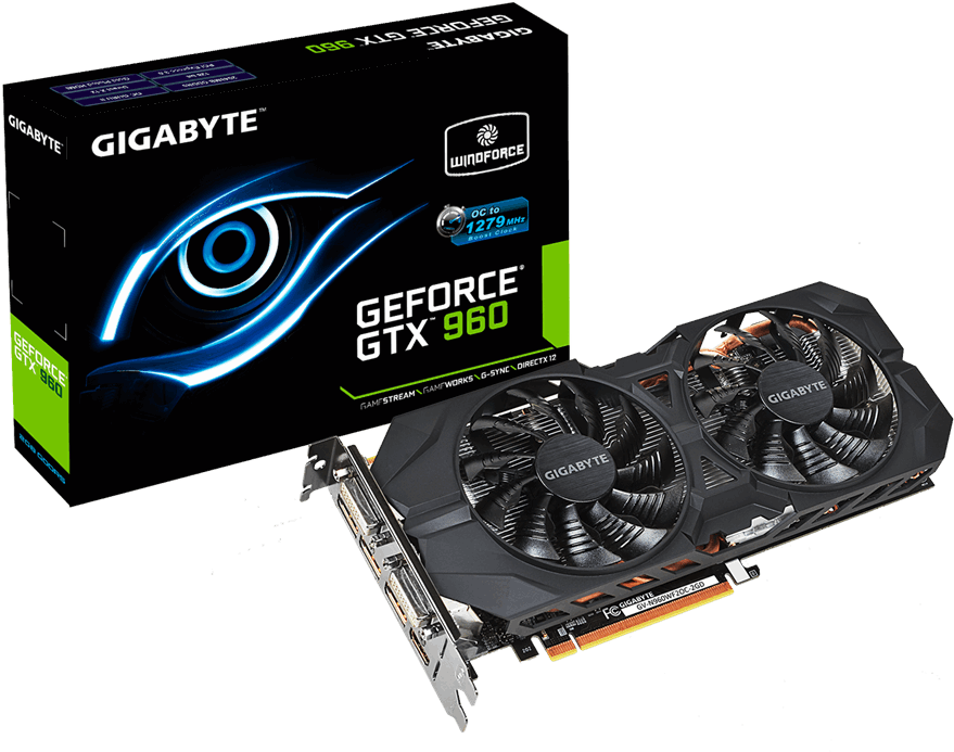 Tarjetas de Video - GV-N960WF2OC-2GD