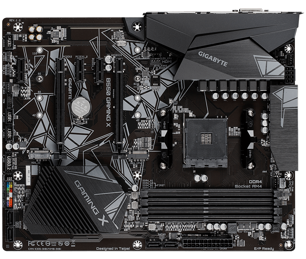 B550 GAMING X (Rev. 1.0) - Преимущества | Материнские платы GIGABYTE