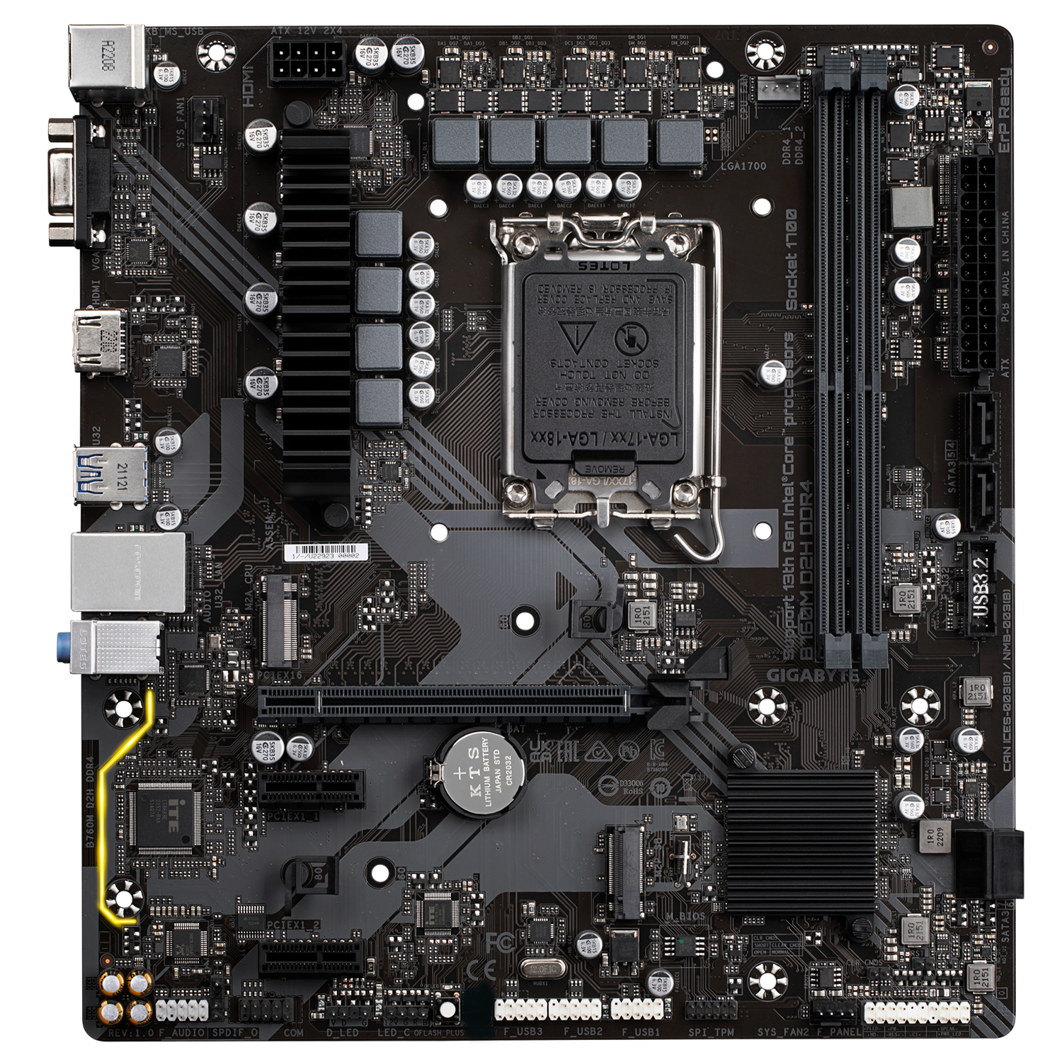 GIGABYTE B760M D2H DDR4 マザーボード B760M D2H DDR4 (Rev. 1.0) - GIGABYTE Japan