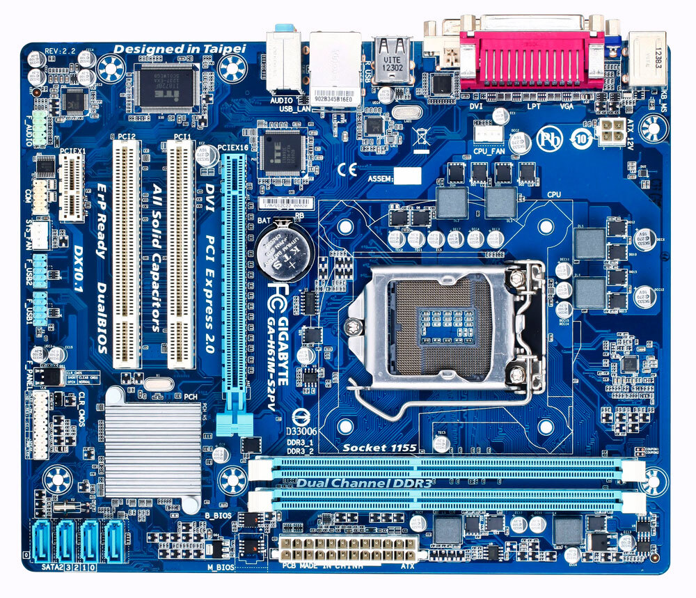 GAH61MS2PV (Rev. 2.2) Specification Motherboard GIGABYTE