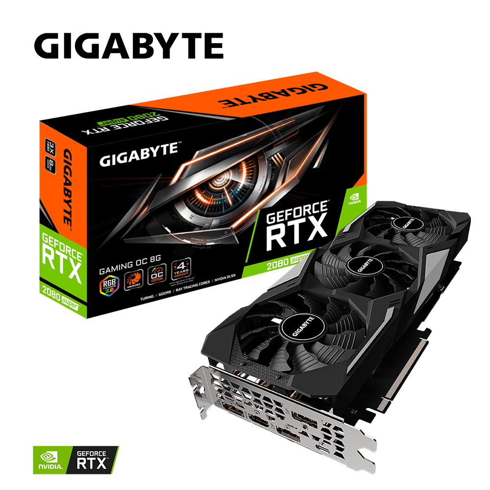 （ジャンク品）RTX2080TI GAMINGPRO OC 11 G GeForce® RTX 2080 SUPER™ GAMING OC 8G (Rev. 2.0) - GIGABYTE Global