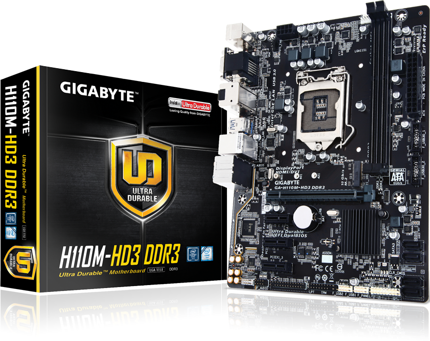 Motherboard - GA-H110M-HD3 DDR3