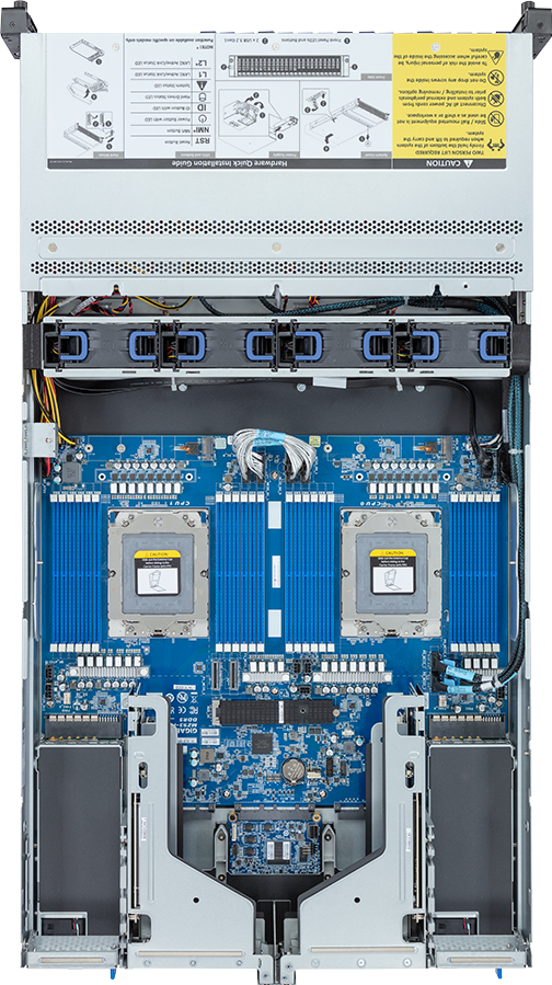Rack Server - AMD EPYC™ 9005/9004 - 2U DP 16-Bay SATA/SAS Titanium - R283-Z92-AAV1