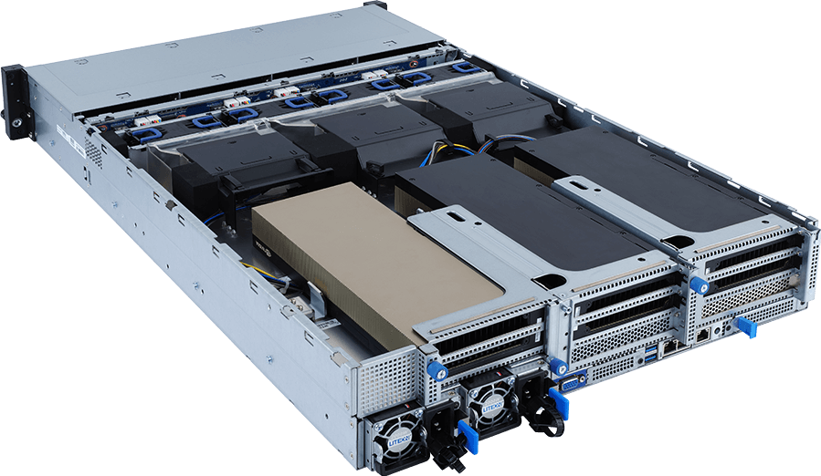 Rack Server - 3rd Gen Intel® Xeon® Scalable - 2U DP 3 x PCIe Gen4 GPUs - R282-G30