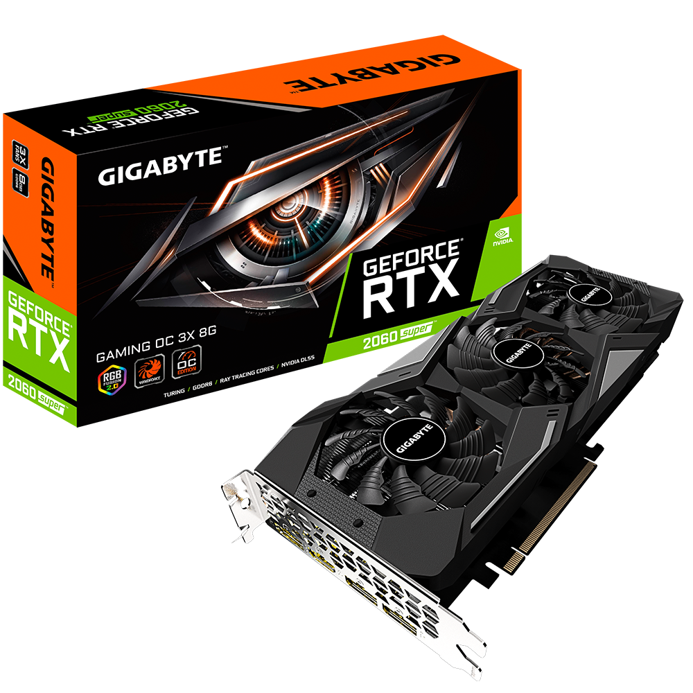 GeForce® RTX 2060 SUPER™ GAMING OC 3X 8G (Rev. 1.0) - GIGABYTE Global