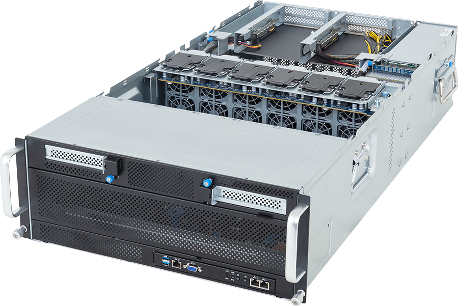 HPC/AI Server - AMD EPYC™ 9005/9004 - 4U DP 8 x PCIe Gen5 GPUs - G494-ZB0-AAP2