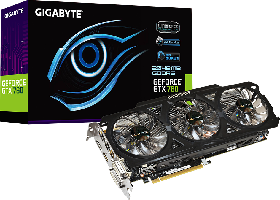 Tarjetas de Video - GV-N760OC-2GD