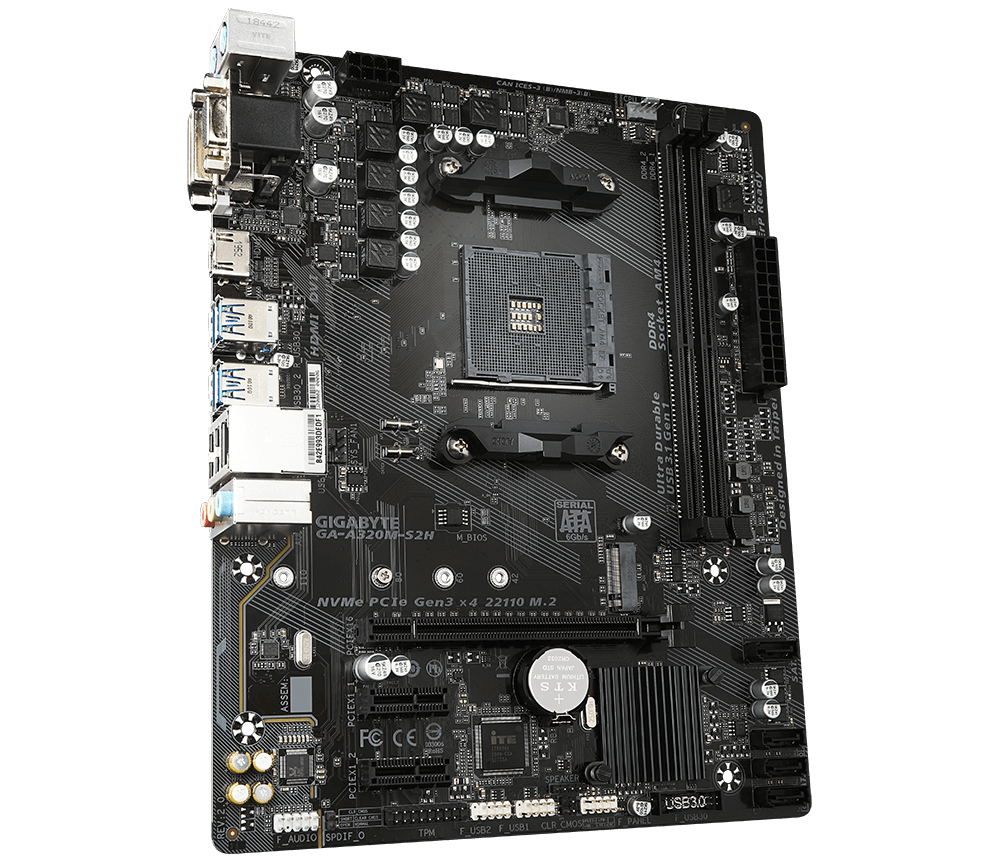 GAA320MS2H (Rev. 2.0) Key features Motherboard GIGABYTE