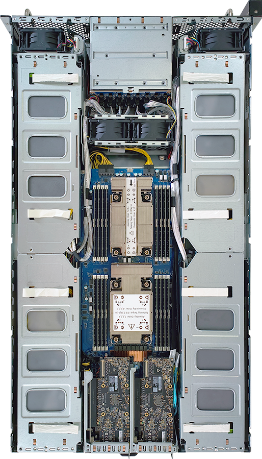 HPC/AI Server - 5th/4th Gen Intel® Xeon® Scalable - 2U DP NVIDIA OVX™ 4 x PCIe Gen5 GPUs - G293-S47-AAP1