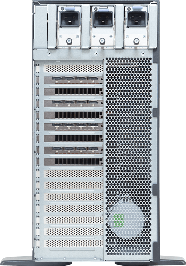 GPU Workstation - AMD EPYC™ 9005/9004 - UP 4 x PCIe Gen5 GPUs DLC - W793-ZU0-LA71