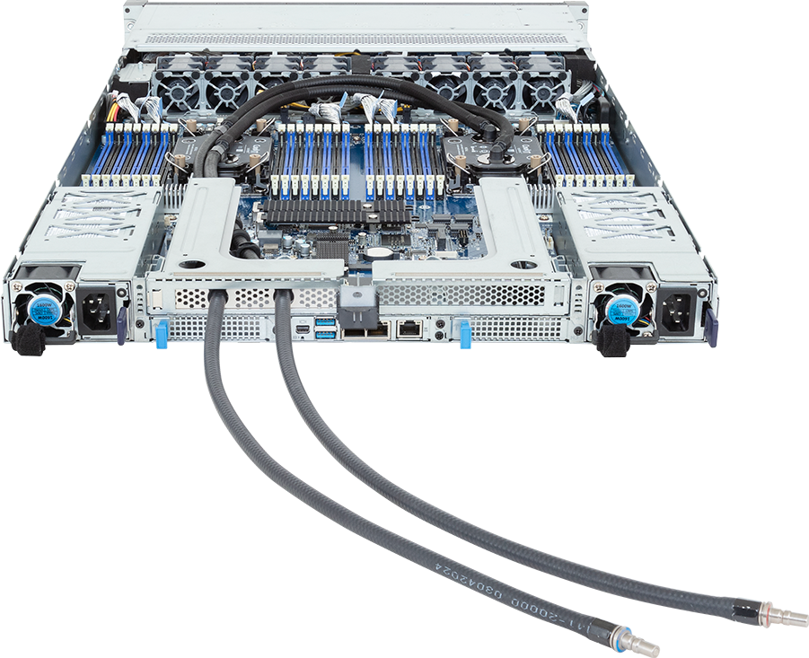 Rack Server - Intel® Xeon® 6 Processors - 1U DP 12-Bay Gen5 NVMe/SATA/SAS-4 DLC - R184-S92-LAV1
