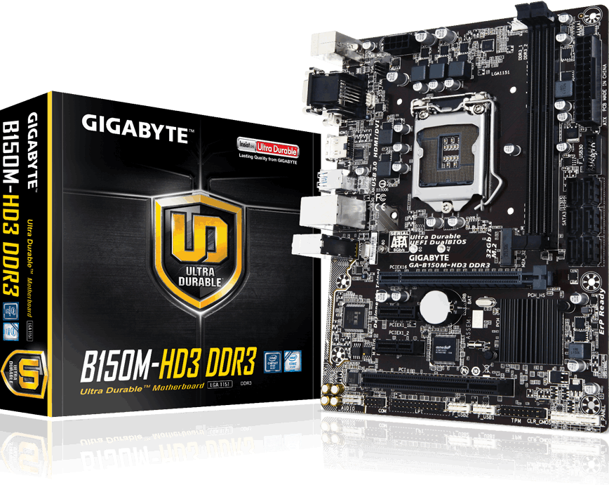 Motherboard - GA-B150M-HD3 DDR3