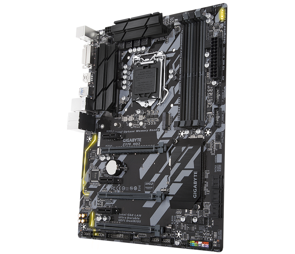 【Core i5-9500+マザー】GIGABYTE Z370 HD3 Z370 HD3 (Rev. 1.0) - GIGABYTE Global