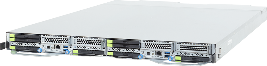 ORV3 Server - Intel® Xeon® 6900 - 1OU 2-Node DP 8-Bay E3.S Gen5 NVMe DLC - TO16-A82-LA01