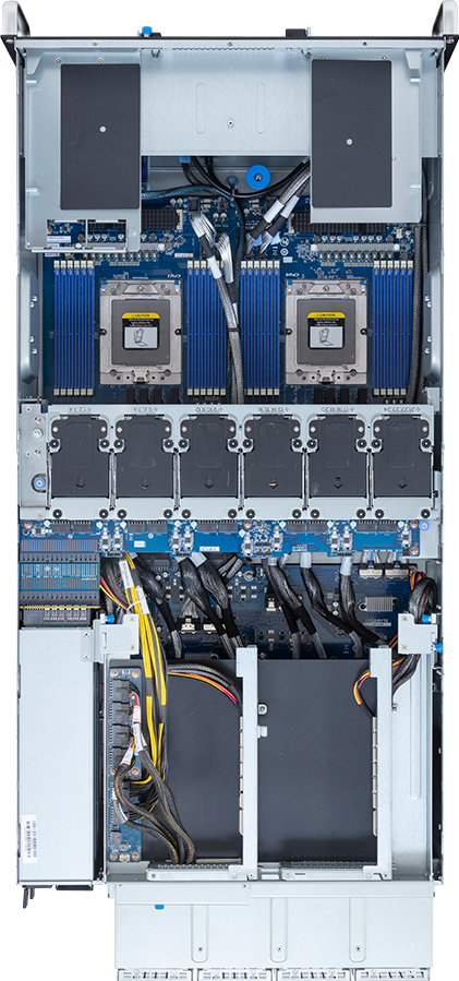 HPC/AI Server - AMD EPYC™ 9005/9004 - 4U DP 8 x PCIe Gen5 GPUs - G494-ZB0-AAP2