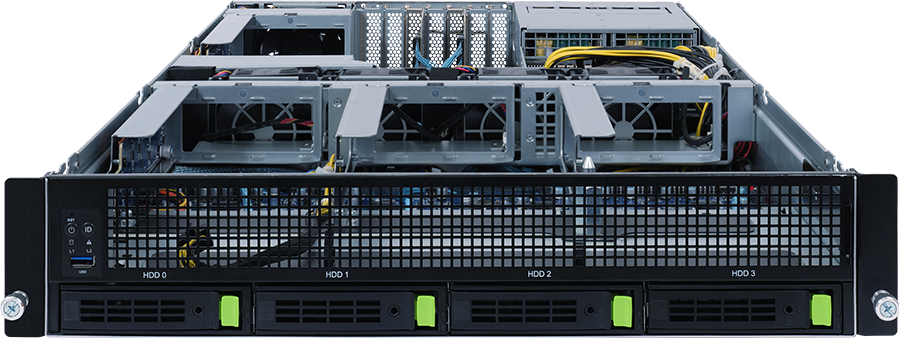 HPC/AI Arm Server - Ampere® Altra® Max - 2U UP 2 x PCIe Gen4 GPUs - G242-P36