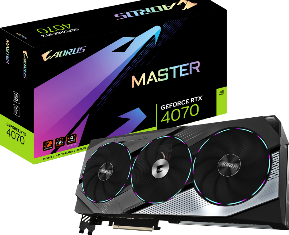 AORUS GeForce RTX™ 4070 MASTER 12G