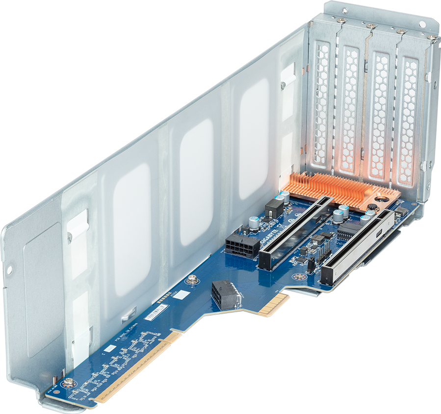 HPC/AI Server - AMD EPYC™ 9004 - 2U UP 8 x PCIe Gen5 GPUs (with PCIe switches) - G293-Z22-AAP1