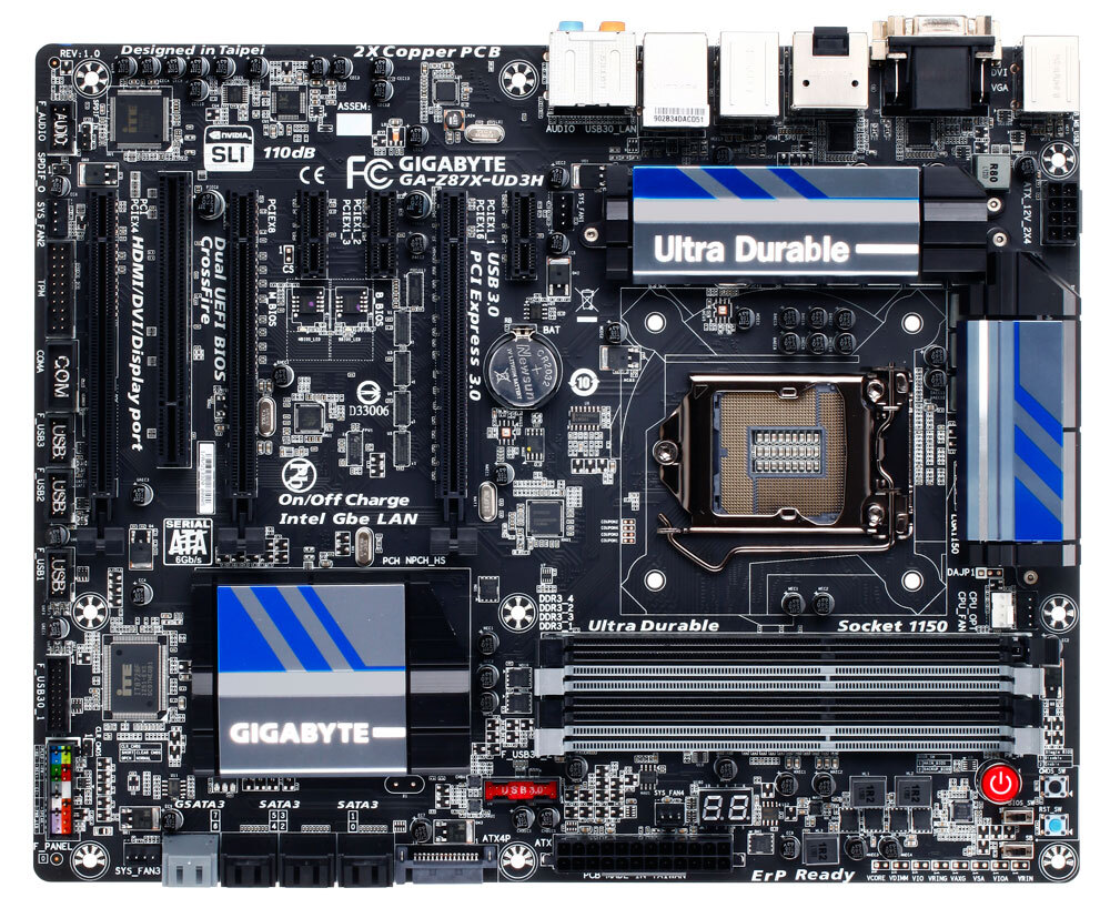 グラフィックボード・グラボ・ビデオカード GIGABYTE Z87X-UD3H  1150 i5 4690 RAM16G GA-Z87X-UD3H (Rev. 1.x) - GIGABYTE Global