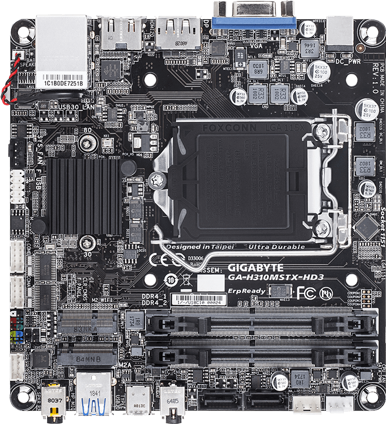 Motherboard - GA-H310MSTX-HD3