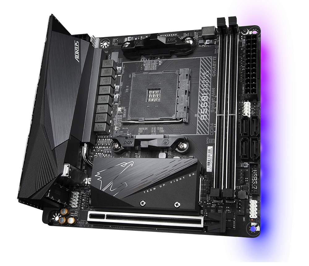 全国どこでも送料無料！ AX PRO AORUS B550I (Rev. Płyty | cechy Kluczowe - 1.0) マザーボード
