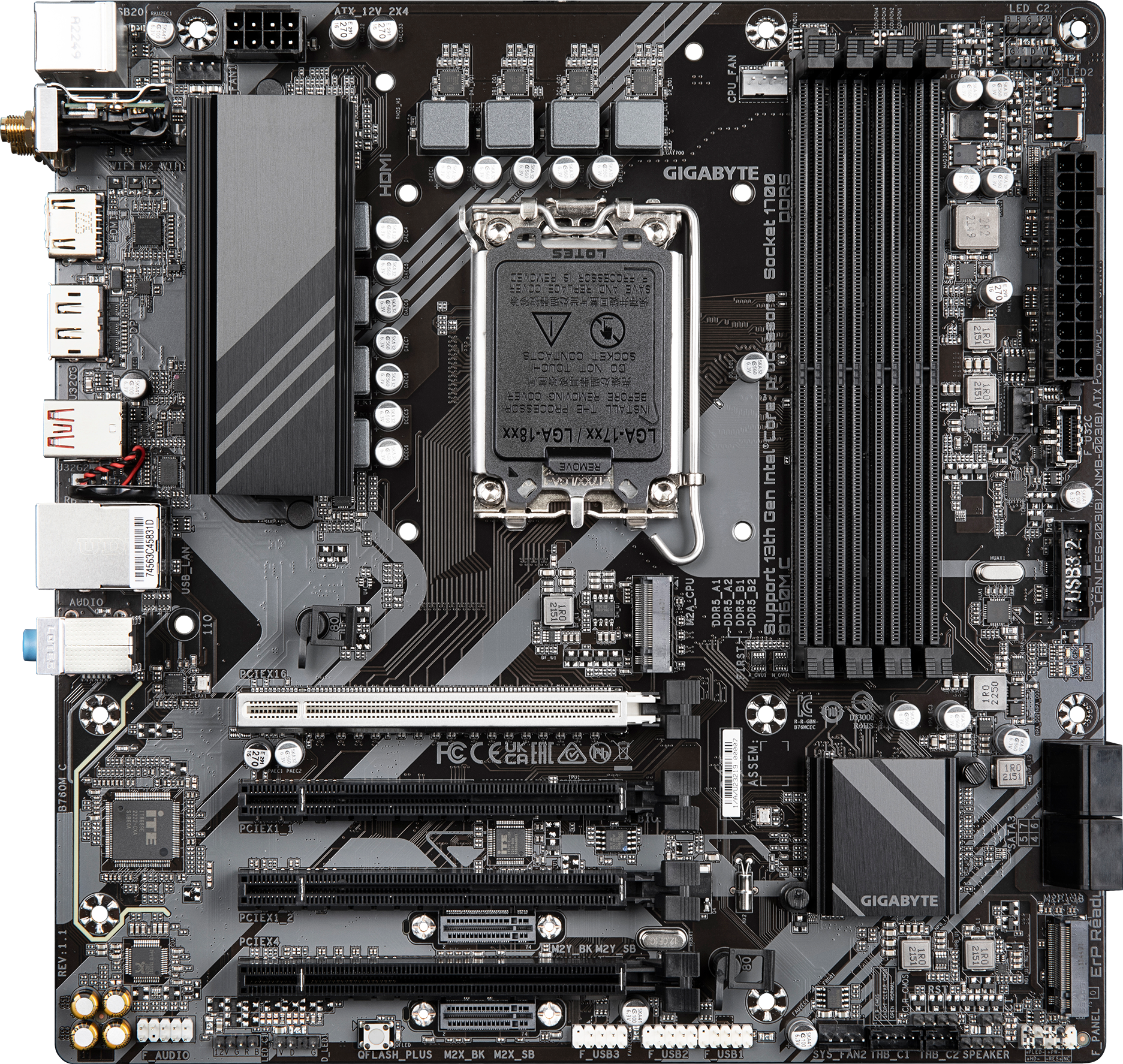 B760M C (Rev. 1.1/1.2/1.3) - GIGABYTE Global