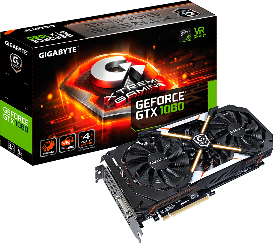 Graphics Card - GeForce® GTX 1080 Xtreme Gaming 8G