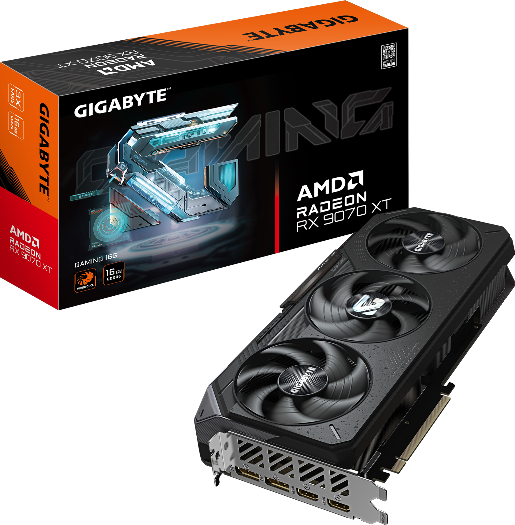 Radeon™ RX 9070 XT GAMING 16G