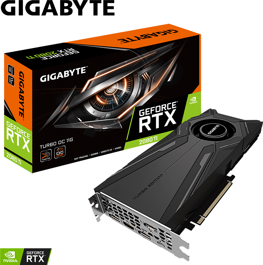 GeForce RTX™ 2080 Ti TURBO OC 11G (Rev. 1.0) - GIGABYTE Global