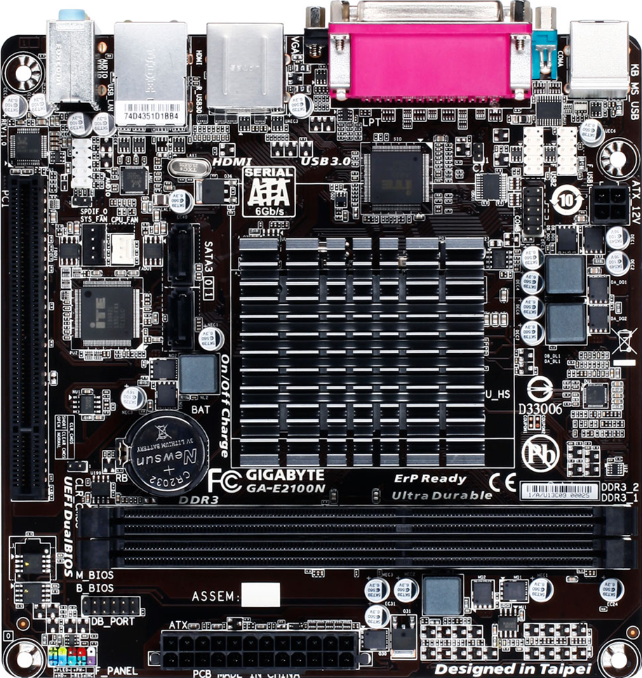 希少 新品 未使用 GIGABYTE GA-E2100N マザーボード GA-E2100N (Rev. 1.0) - GIGABYTE Global