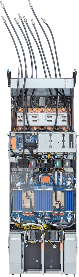 HPC/AI Server - 5th/4th Gen Intel® Xeon® - 5U DP AMD Instinct™ MI300X 8-GPU DLC - G593-SX1-LAX1