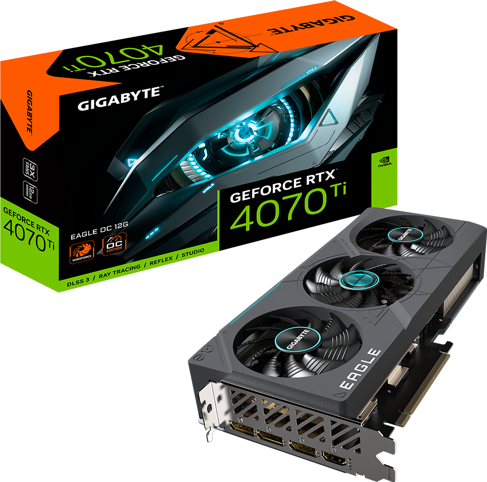 GeForce RTX™ 4070 Ti EAGLE OC 12G (Rev. 2.0) Graphics Card