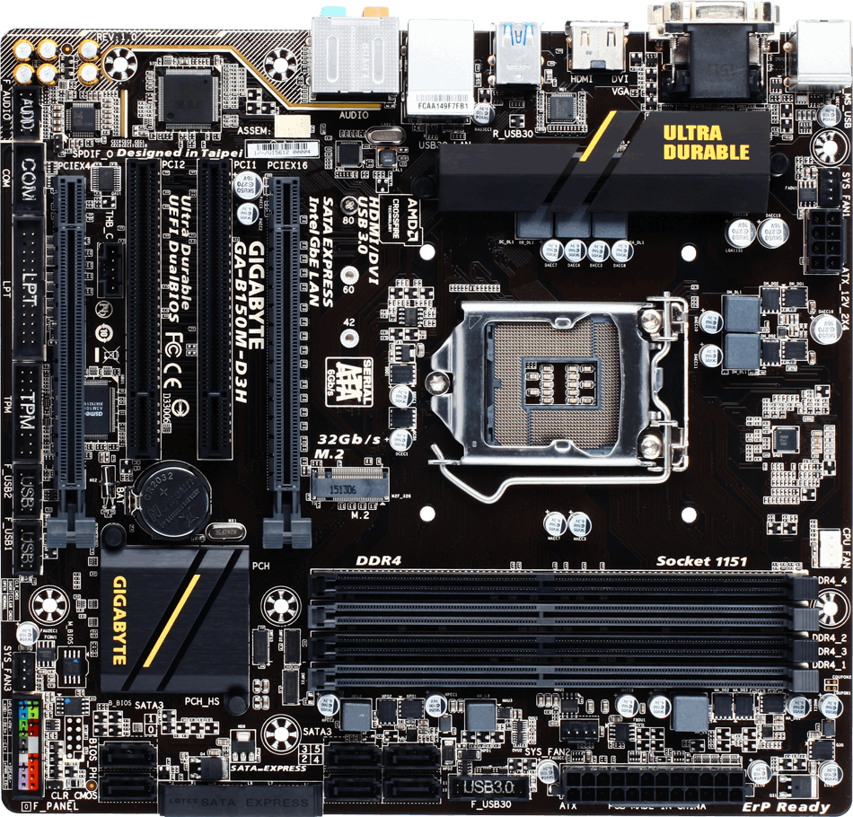 Tarjetas Madre - GA-B150M-D3H