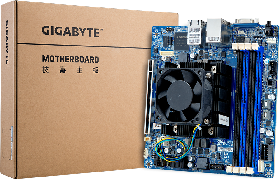 Motherboard - Intel® Xeon® D-1700 - Mini-ITX UP - MB12-CE0