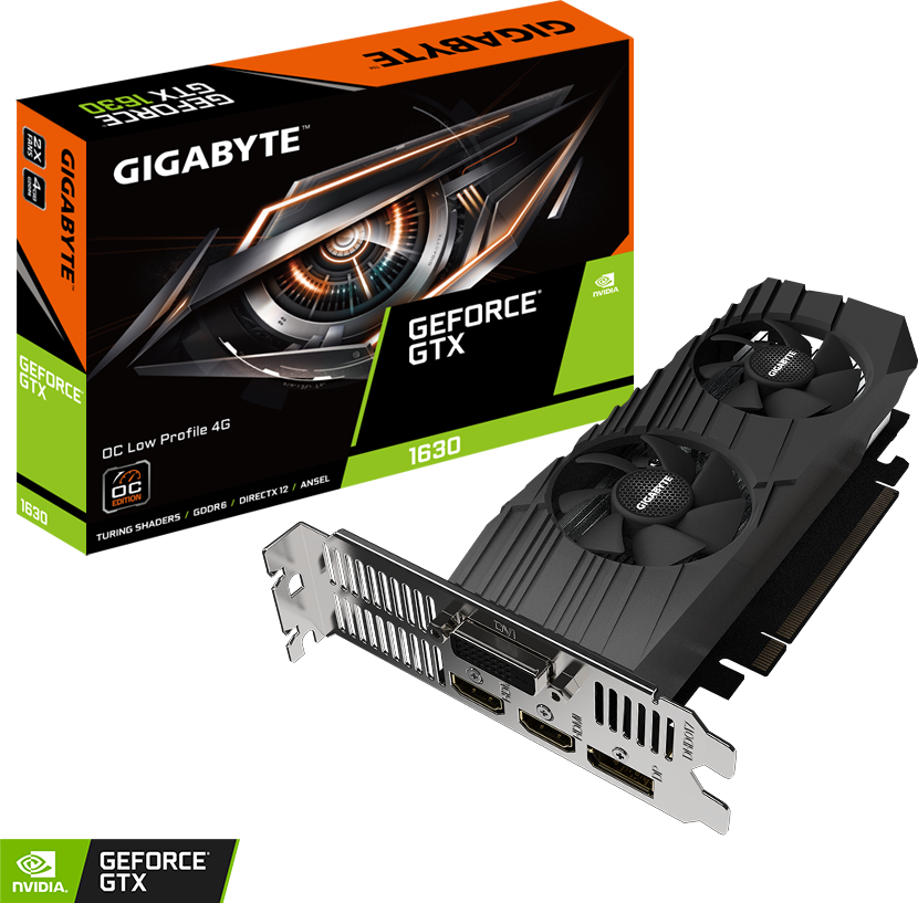 GeForce® GTX 1630 OC Low Profile 4G - GIGABYTE Japan