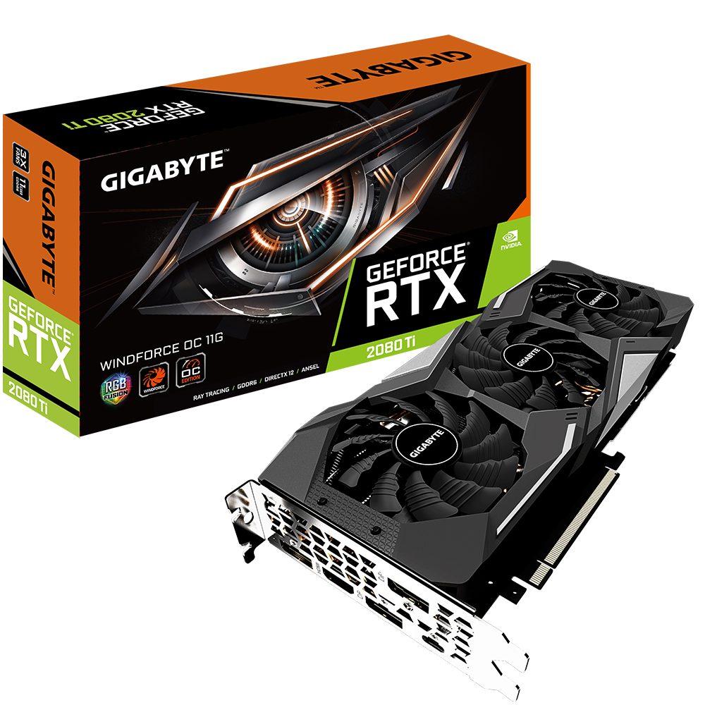 GeForce RTX™ 2080 Ti WINDFORCE OC 11G - GIGABYTE Global