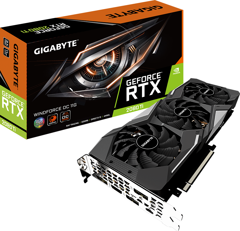 Card đồ họa - GeForce RTX™ 2080 Ti WINDFORCE OC 11G